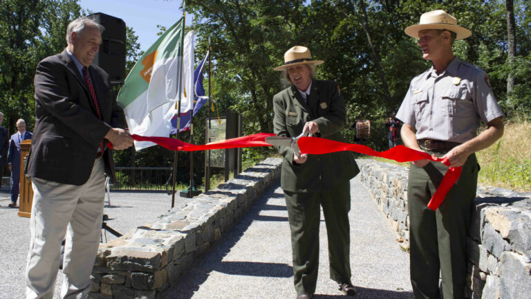 Ribbon Cutting Little Round Top