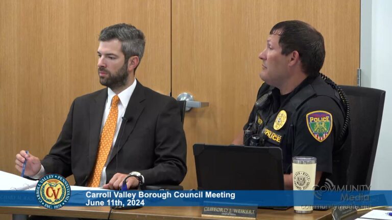 Carroll Valley Borough Council Meeting – 06/11/2024