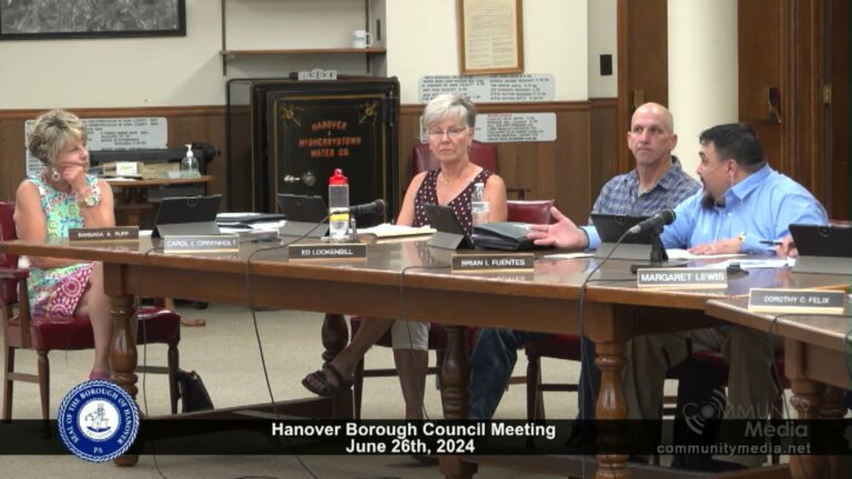 Hanover Borough Council – 6/26/2024