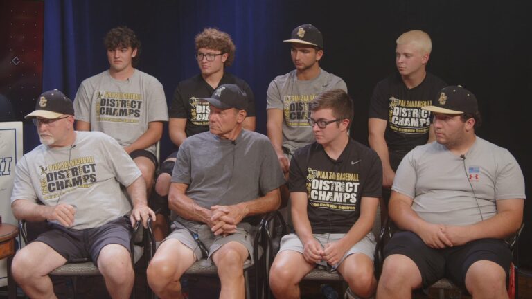 Coach Jimmy Smith and Jack Greenholt – Delone Catholic Squires