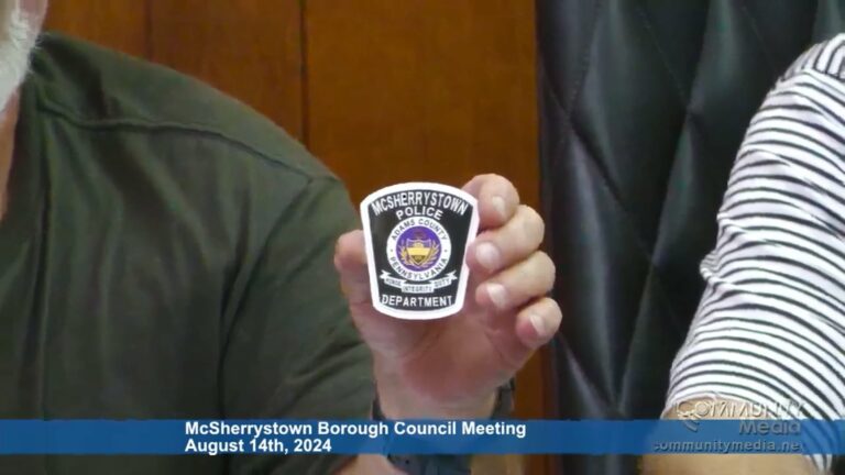 McSherrystown Borough Council Meeting – 08/14/2024