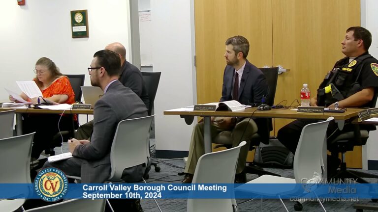 Carroll Valley Borough Council Meeting – 09/10/2024