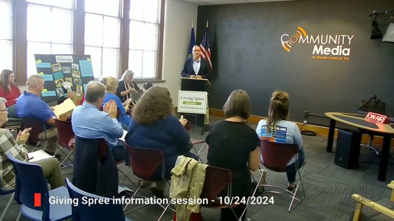 Giving Spree Donor Information Session 10/24/2024