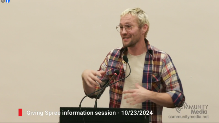 Giving Spree Donor Information Session – 10/23/2024