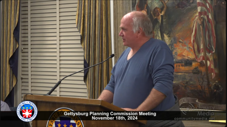 Gettysburg Planning Commission Meeting – 11/18/2024