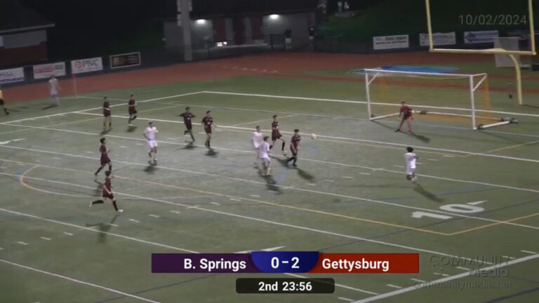 Boiling Springs @ Gettysburg – 10/03/2024 – High School Boys Soccer