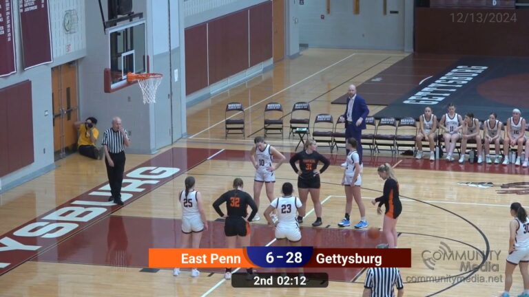 East Pennsboro @ Gettysburg – 12/13/2024 – High School Girls Basketball