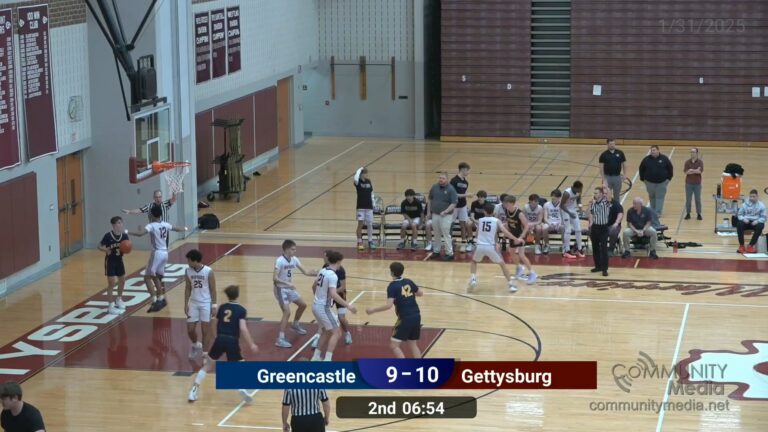 Greencastle @ Gettysburg – 01/31/2025 – Boys High School Basketball