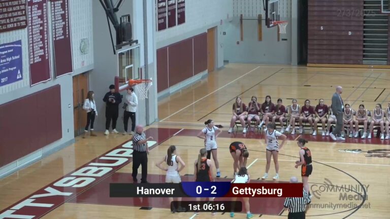 Hanover @ Gettysburg – 02/03/2025 – Girls High School Basketball