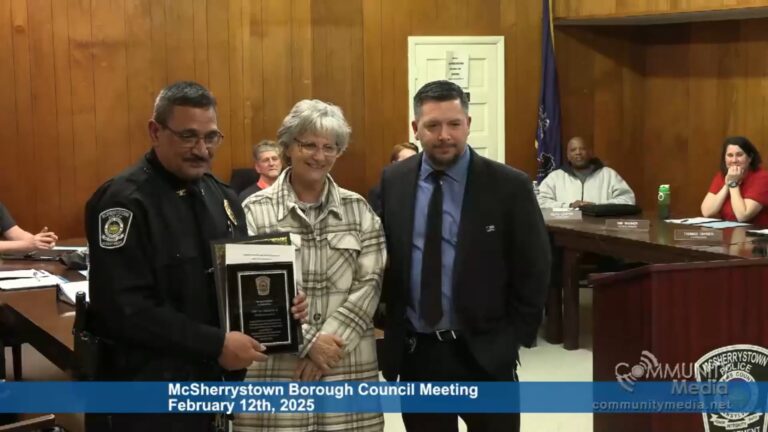 McSherrystown Borough Council Meeting – 02/12/2025