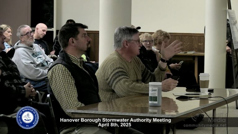 Hanover Borough Stormwater Authority Meeting – 04/08/2025