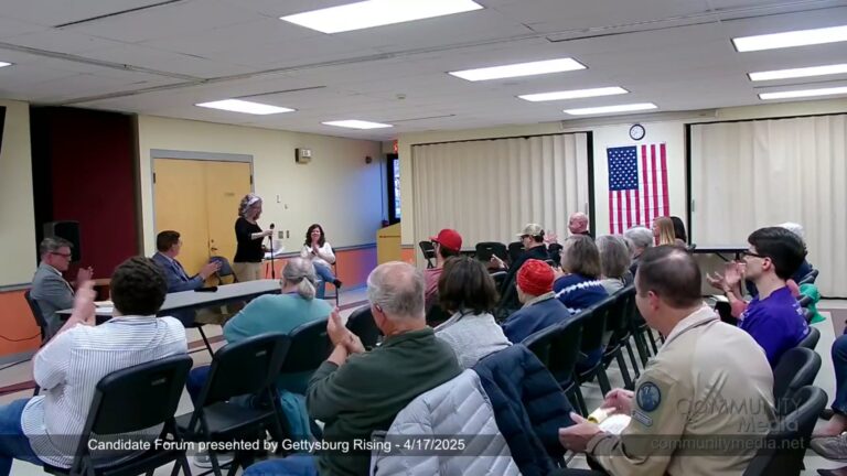 Candidate Forum presented by Gettysburg Rising – 4/17/2025