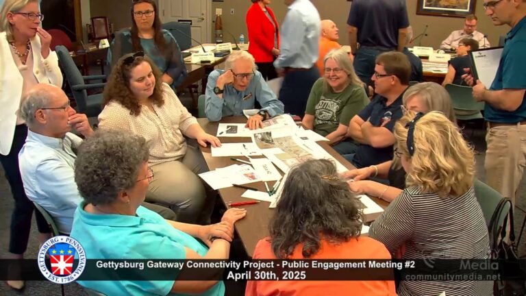 Gettysburg Gateway Connectivity Project – Public Engagement Meeting #2 – 04/30/2025
