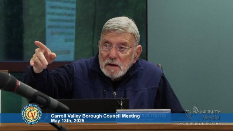 Carroll Valley Borough Council Meeting – 05/13/2025