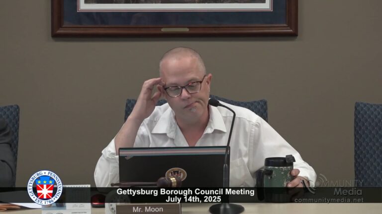 Gettysburg Borough Council Meeting – 07/14/2025
