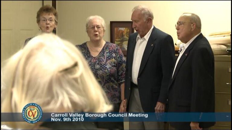 Carroll Valley Borough Council Meeting  – 11/09/2010