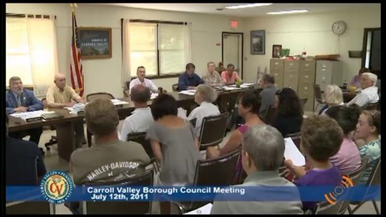 Carroll Valley Borough Council Meeting – 07/12/2011