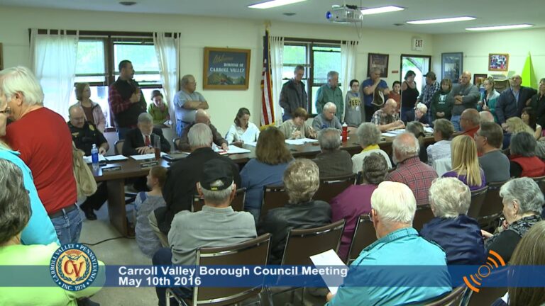Carroll Valley Borough Council Meeting – 05/10/2016
