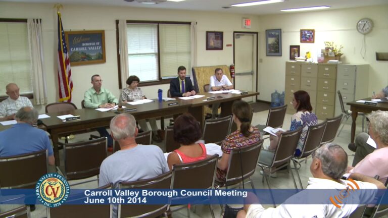 Carroll Valley Borough Council Meeting – 06/10/2014