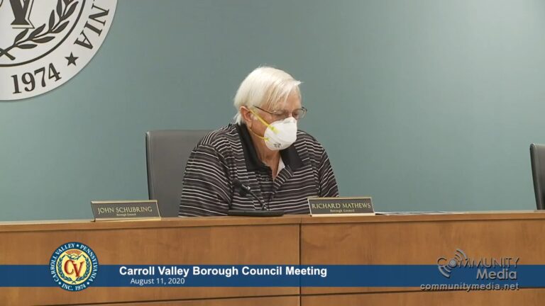 Carroll Valley Borough Council Meeting – 08/11/2020