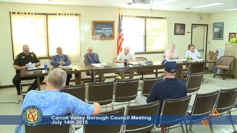 Carroll Valley Borough Council Meeting – 07/14/2015
