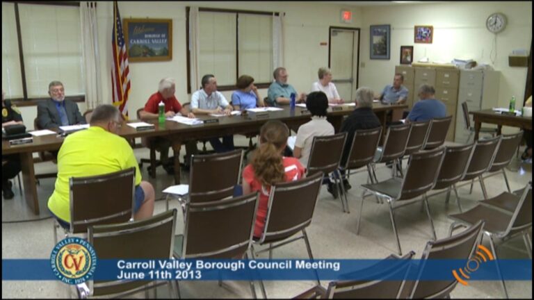 Carroll Valley Borough Council Meeting – 06/11/2013