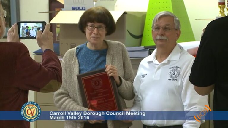 Carroll Valley Borough Council Meeting – 03/15/2016