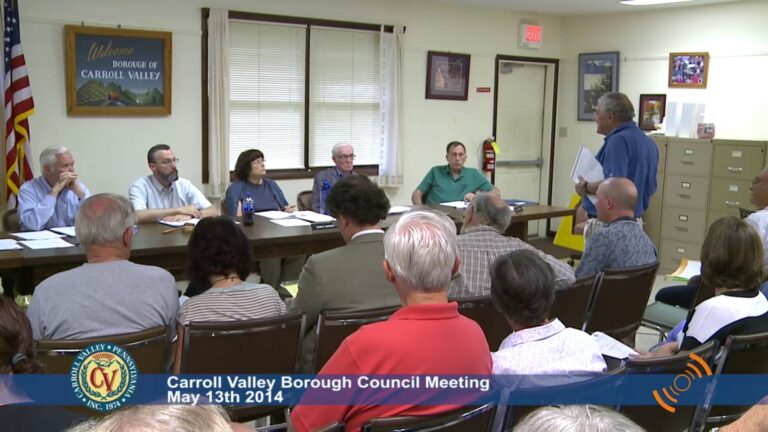Carroll Valley Borough Council Meeting – 05/13/2014