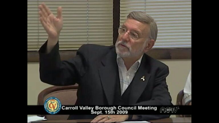 Carroll Valley Borough Council Meeting – 09/15/2009