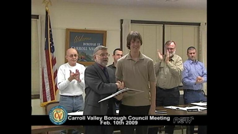 Carroll Valley Borough Council Meeting – 02/10/2009