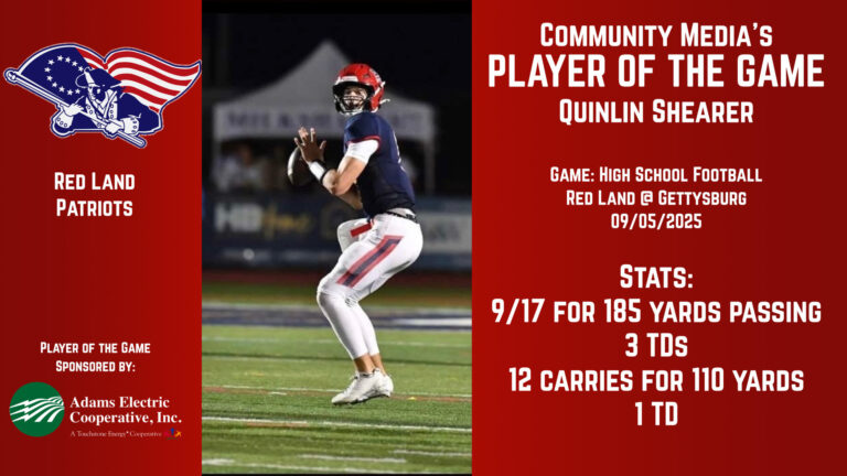 Player of the Game – Quinlin Shearer – 09/05/2025