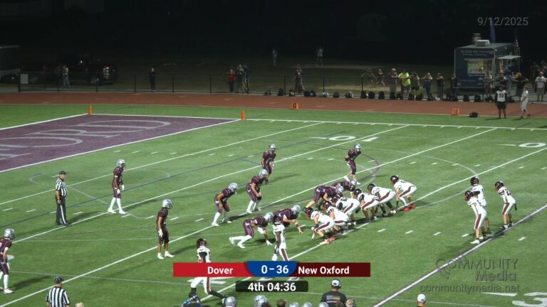 Dover @ New Oxford – 09/12/2025 – High School Football