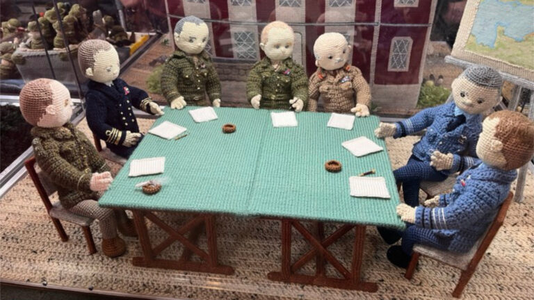 ‘The Longest Yarn’ exhibit is officially open at the WWII American Experience Museum!