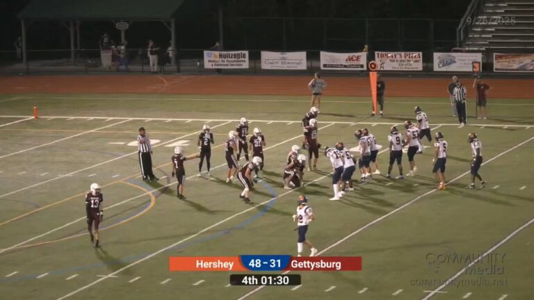 Hershey @ Gettysburg – 09/26/2025 – High School Football