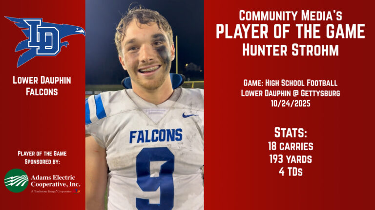 Player of the Game – Hunter Strohm – 10/24/2025