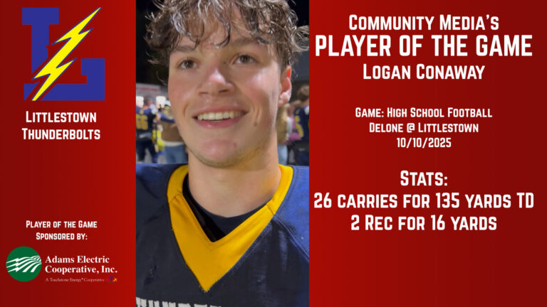 Player of the Game – Logan Conaway – 10/10/2025