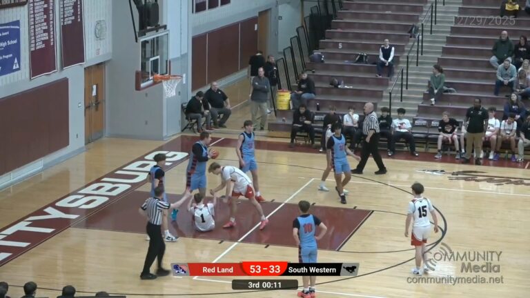 Red Land vs South Western – 12/29/2025 – High School Boys Basketball