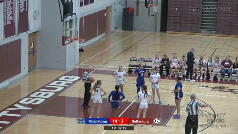 Middletown @ Gettysburg – 12/15/2025 – High School Girls Basketball