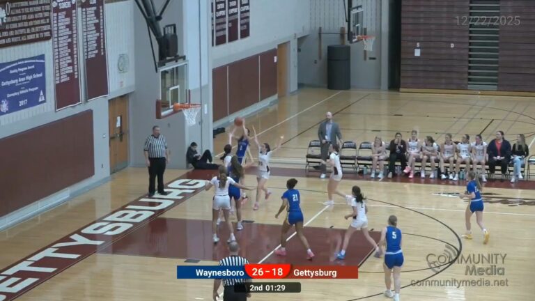 Waynesboro @ Gettysburg – 12/22/2025 – High School Girls Basketball
