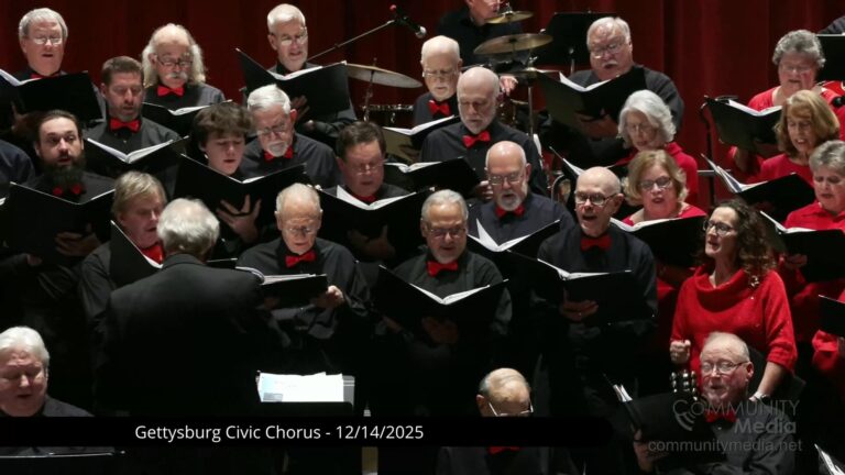 Gettysburg Civic Chorus – Love Came Gently – 12/14/2025