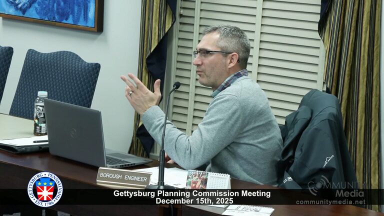 Gettysburg Planning Commission Meeting – 12/15/2025