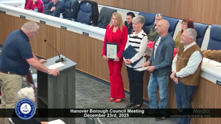 Hanover Borough Council – 12/23/2025