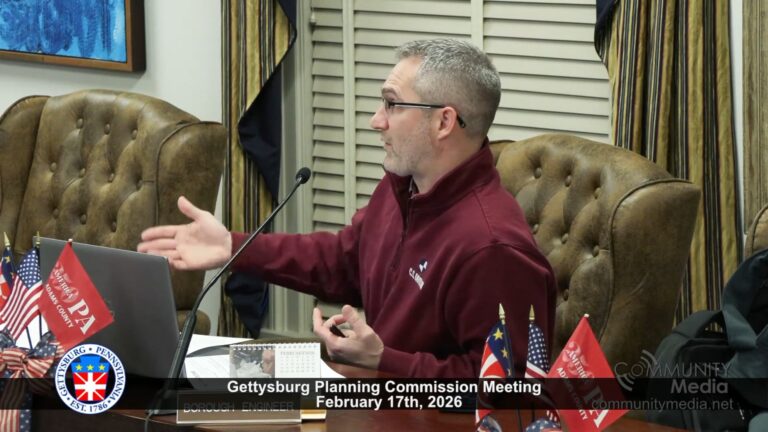 Gettysburg Planning Commission Meeting – 02/17/2026
