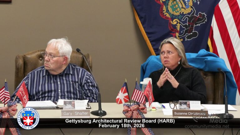 Gettysburg Architectural Review Board – 02/18/2026