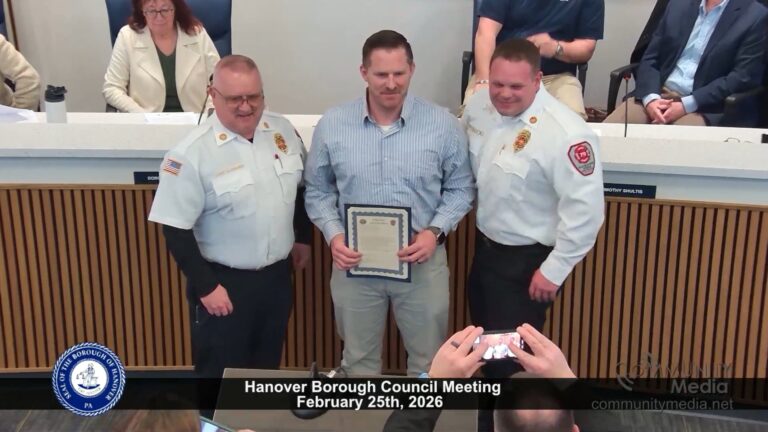 Hanover Borough Council – 2/25/2026