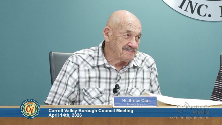 Carroll Valley Borough Council Meeting – 04/14/2026