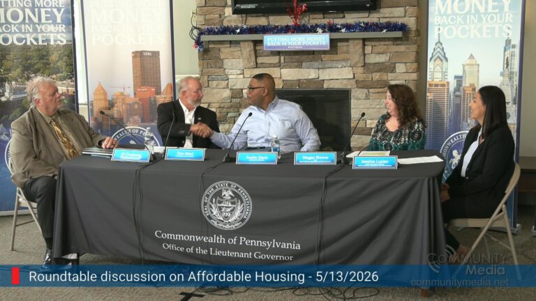 Roundtable discussion on affordable housing with Lt. Gov. Austin Davis hosted by Rep. Dan Moul