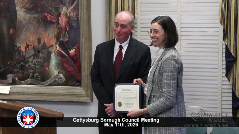 Gettysburg Borough Council Meeting – 05/11/2026