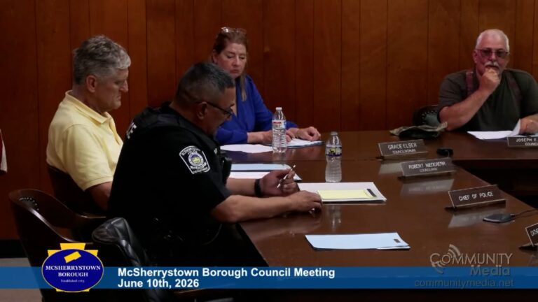 McSherrystown Borough Council Meeting – 06/10/2026