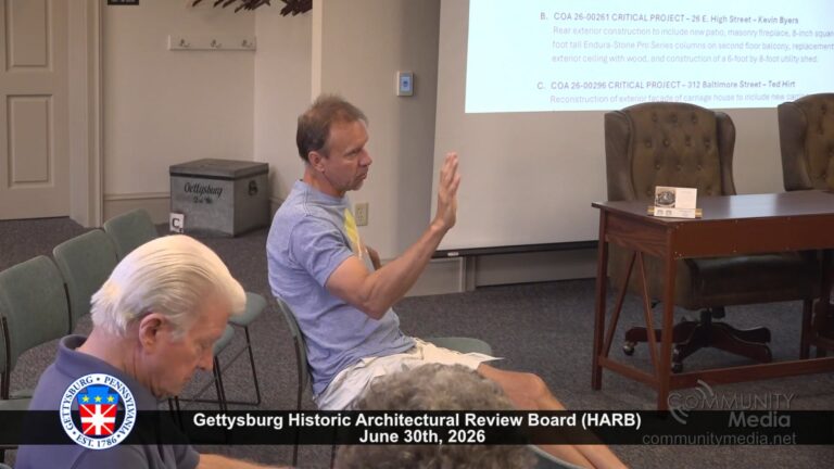 Gettysburg Historic Architectural Review Board (HARB) – 06/30/2026
